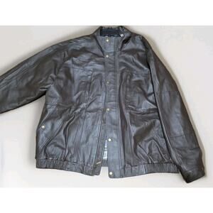 Mens Real leather Riding jacket 2 XL Harbor Bay